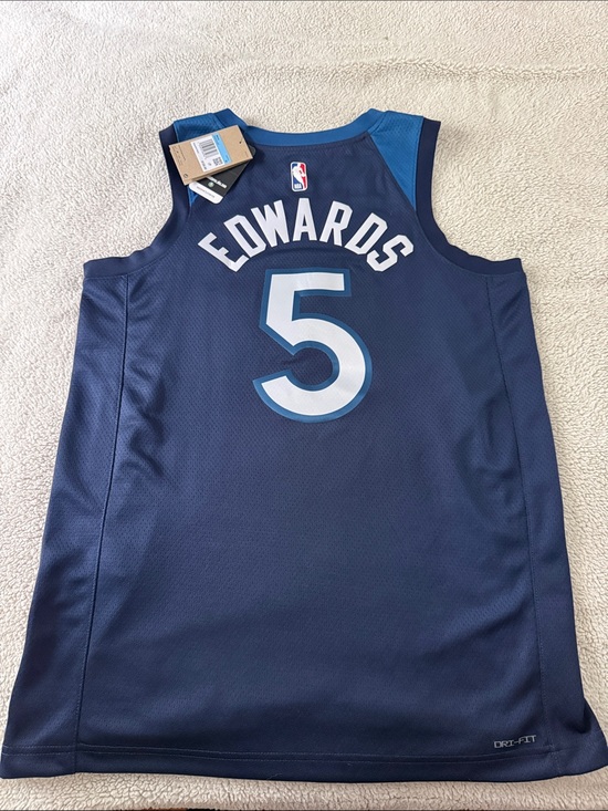 Nike Other - Minnesota Timberwolves #5 Anthony Edwards NBA Icon Edition Nike Swingman Jersey